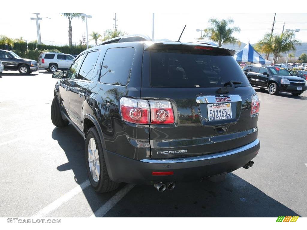 2007 Acadia SLT - Carbon Metallic / Ebony photo #8