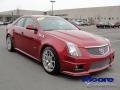 2009 Crystal Red Cadillac CTS -V Sedan  photo #8