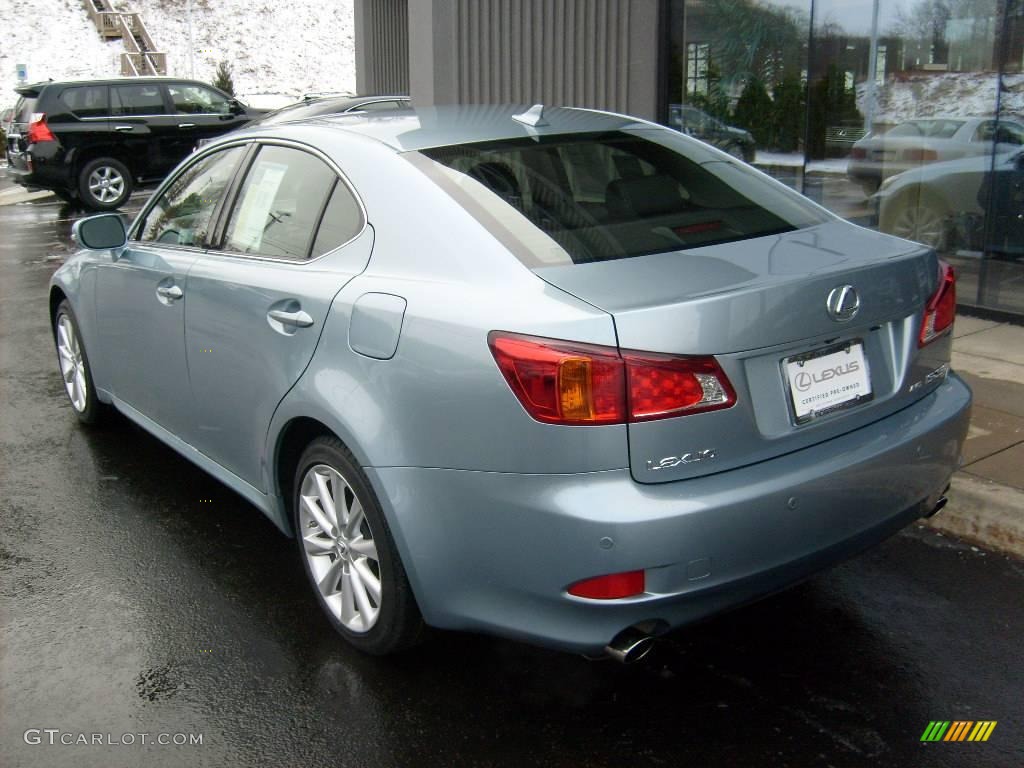 2009 IS 250 AWD - Breakwater Blue Metallic / Black photo #3