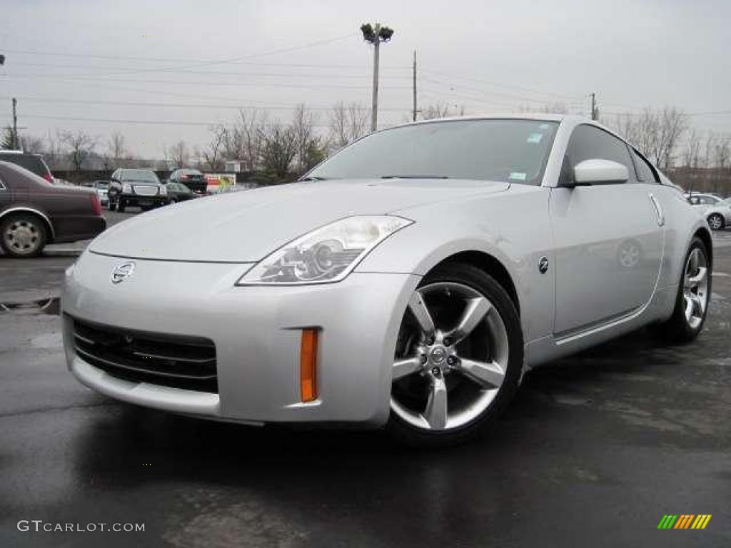 2006 350Z Touring Coupe - Silver Alloy Metallic / Frost Leather photo #1