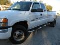 Summit White - Sierra 3500 SLT Crew Cab Dually Photo No. 4