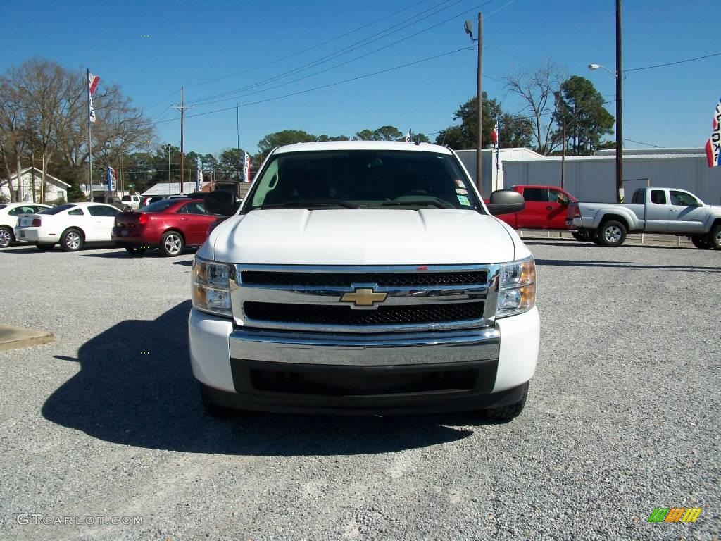 2007 Silverado 1500 LS Crew Cab - Summit White / Dark Charcoal photo #7