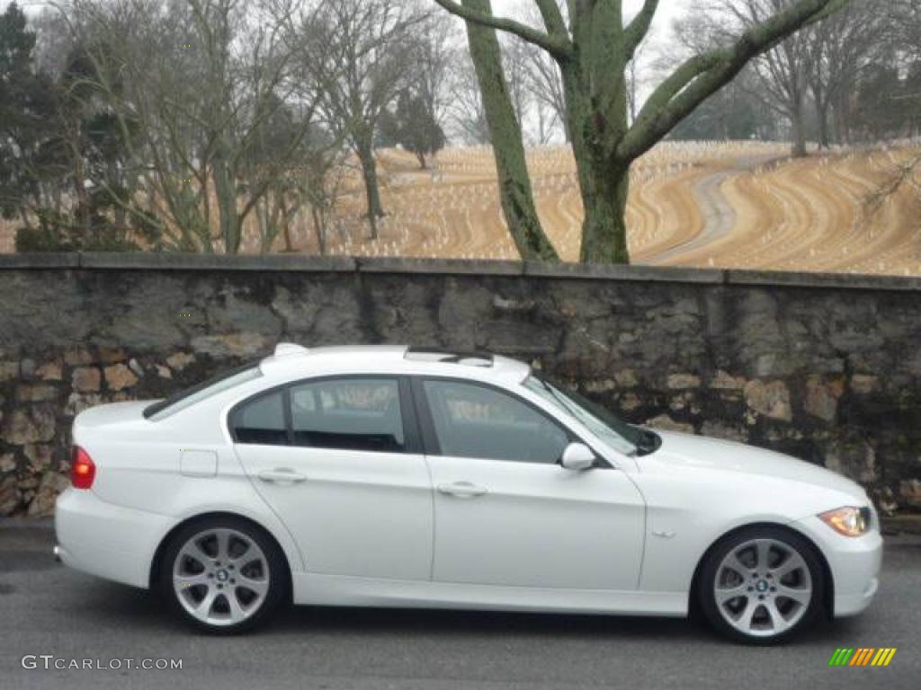 2007 3 Series 335i Sedan - Alpine White / Black photo #5