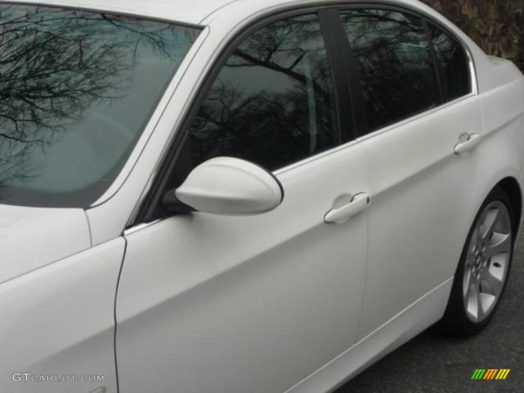 2007 3 Series 335i Sedan - Alpine White / Black photo #12