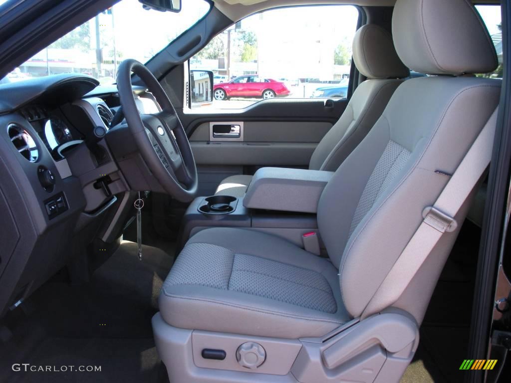 2010 F150 XLT SuperCrew - Tuxedo Black / Tan photo #4