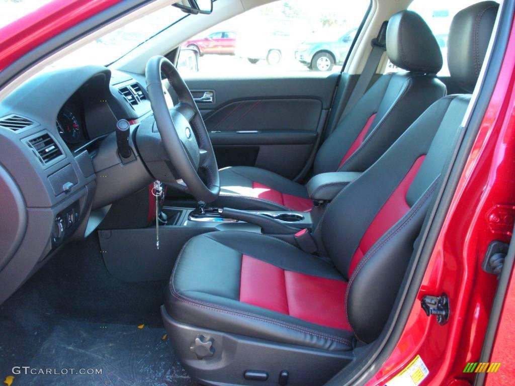 2010 Fusion Sport - Sangria Red Metallic / Charcoal Black/Sport Red photo #4