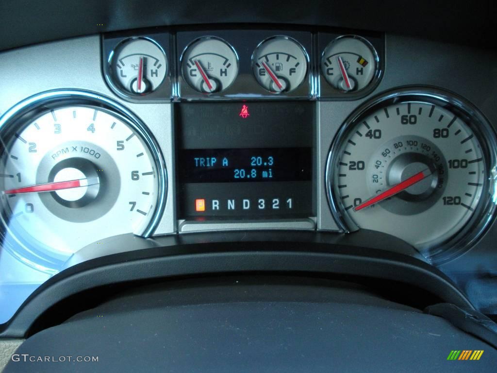 2010 F150 Lariat SuperCrew - Tuxedo Black / Tan photo #8