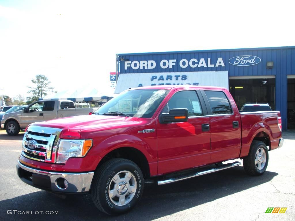 Vermillion Red Ford F150