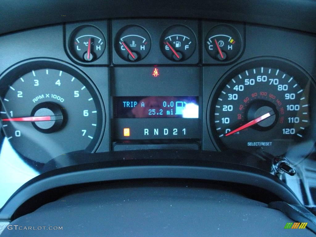 2010 F150 STX Regular Cab - Tuxedo Black / Medium Stone photo #6