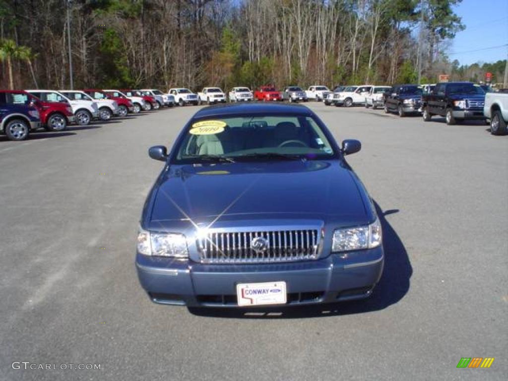 2009 Grand Marquis LS - Norsea Blue Metallic / Medium Light Stone photo #2