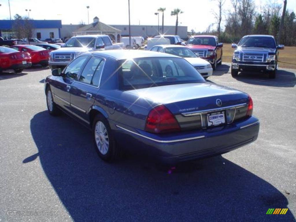 2009 Grand Marquis LS - Norsea Blue Metallic / Medium Light Stone photo #7