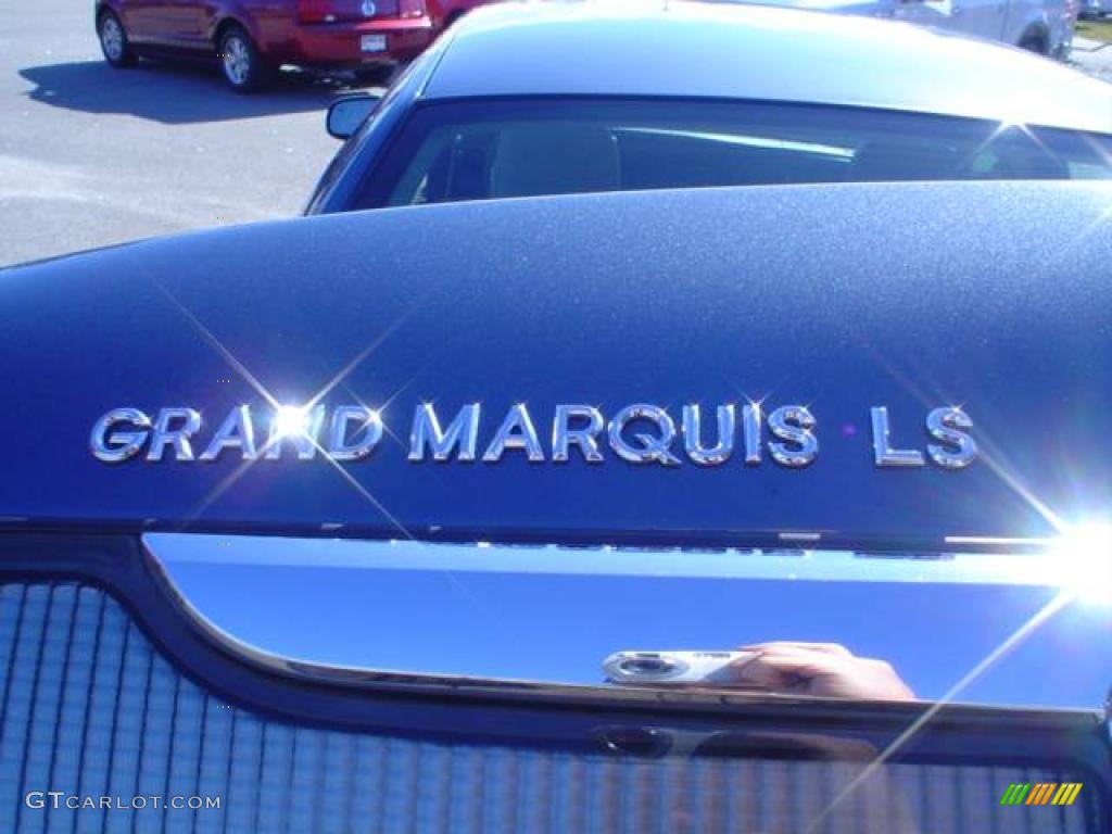 2009 Grand Marquis LS - Norsea Blue Metallic / Medium Light Stone photo #13