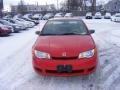 2003 Red Saturn ION 2 Quad Coupe  photo #3