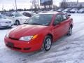 2003 Red Saturn ION 2 Quad Coupe  photo #4