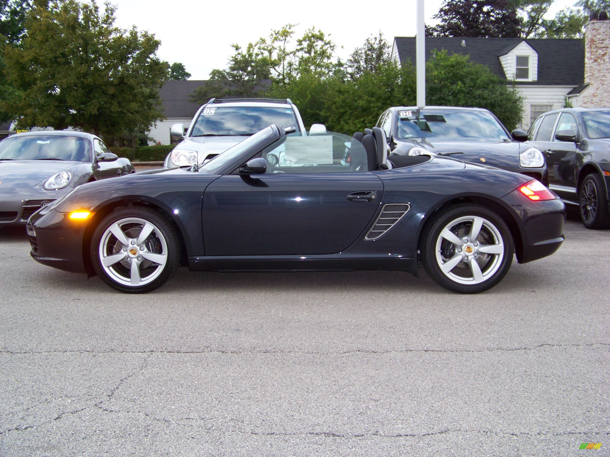 2008 Boxster  - Atlas Grey Metallic / Black photo #2