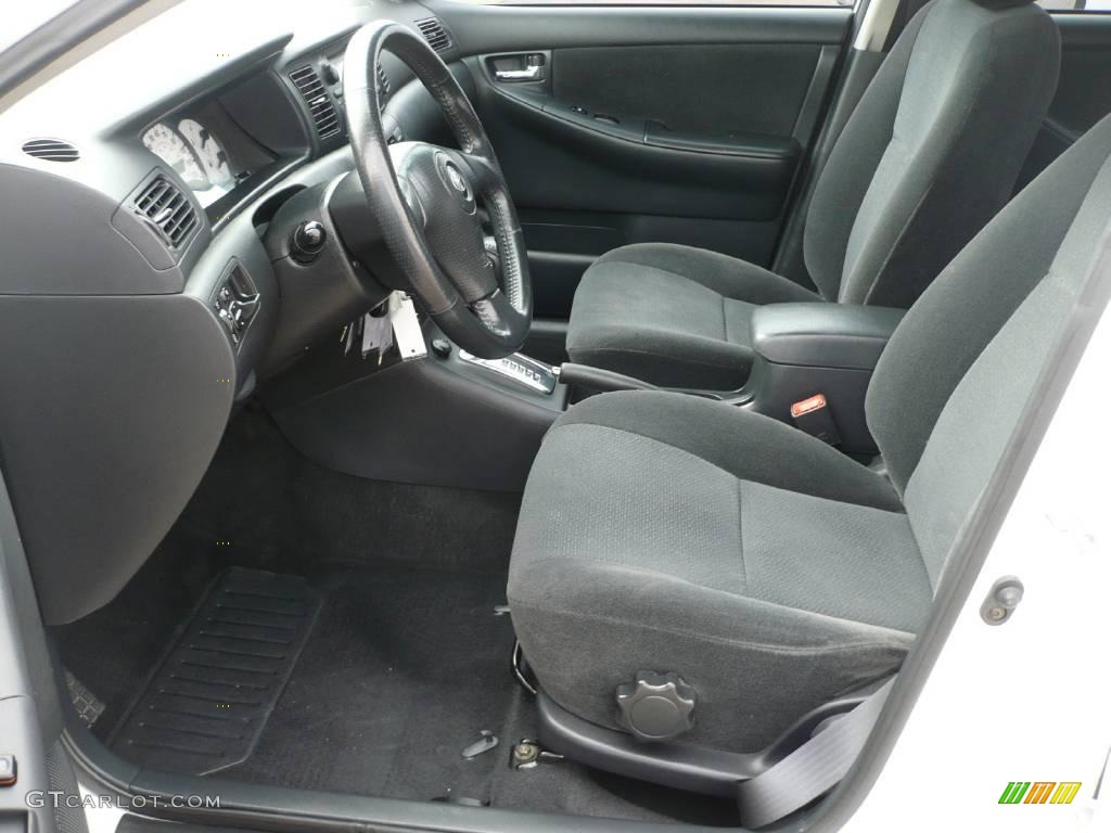 2003 Corolla S - Super White / Black photo #9