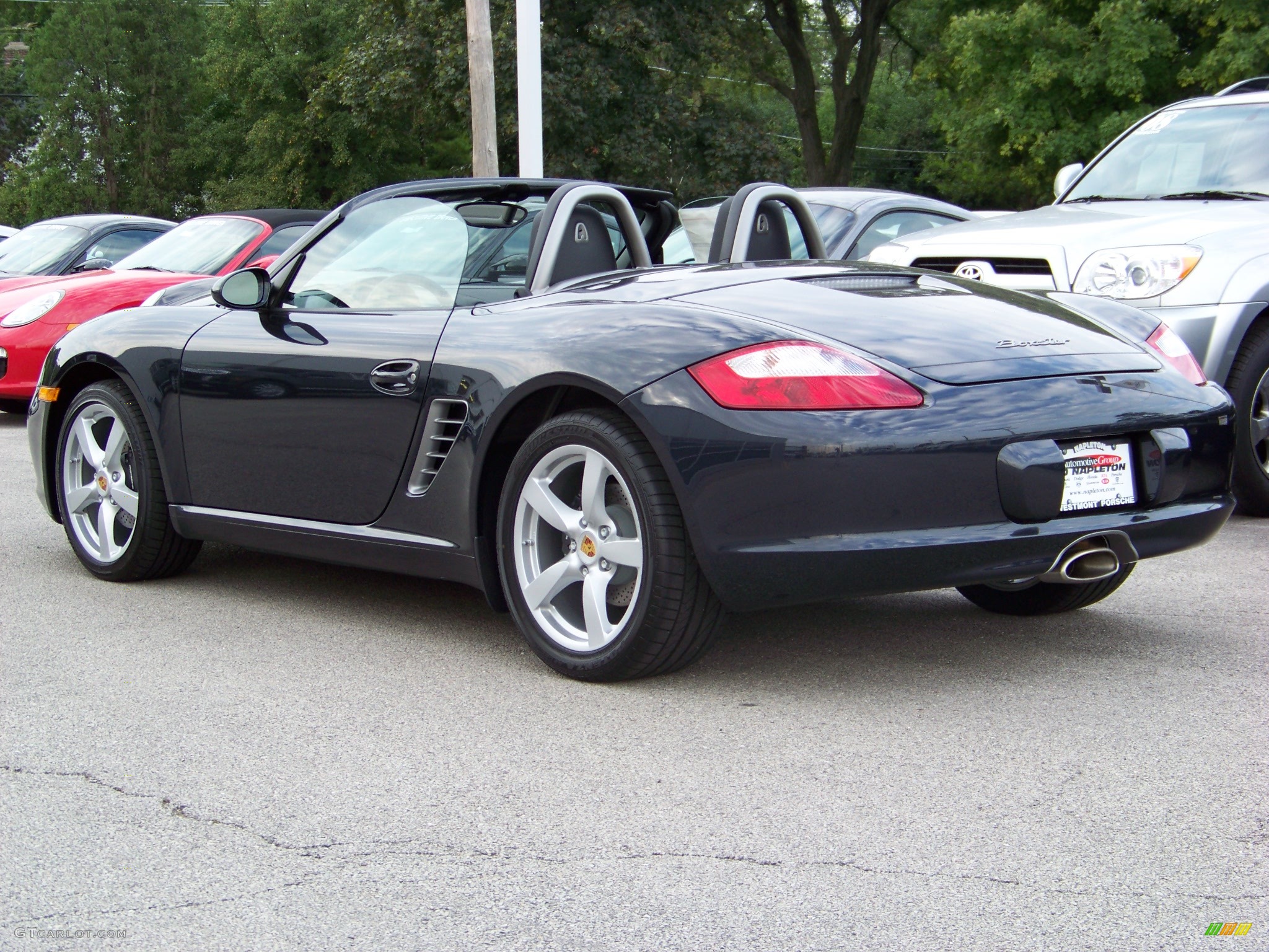 2008 Boxster  - Atlas Grey Metallic / Black photo #3