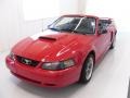 2002 Torch Red Ford Mustang GT Convertible  photo #1
