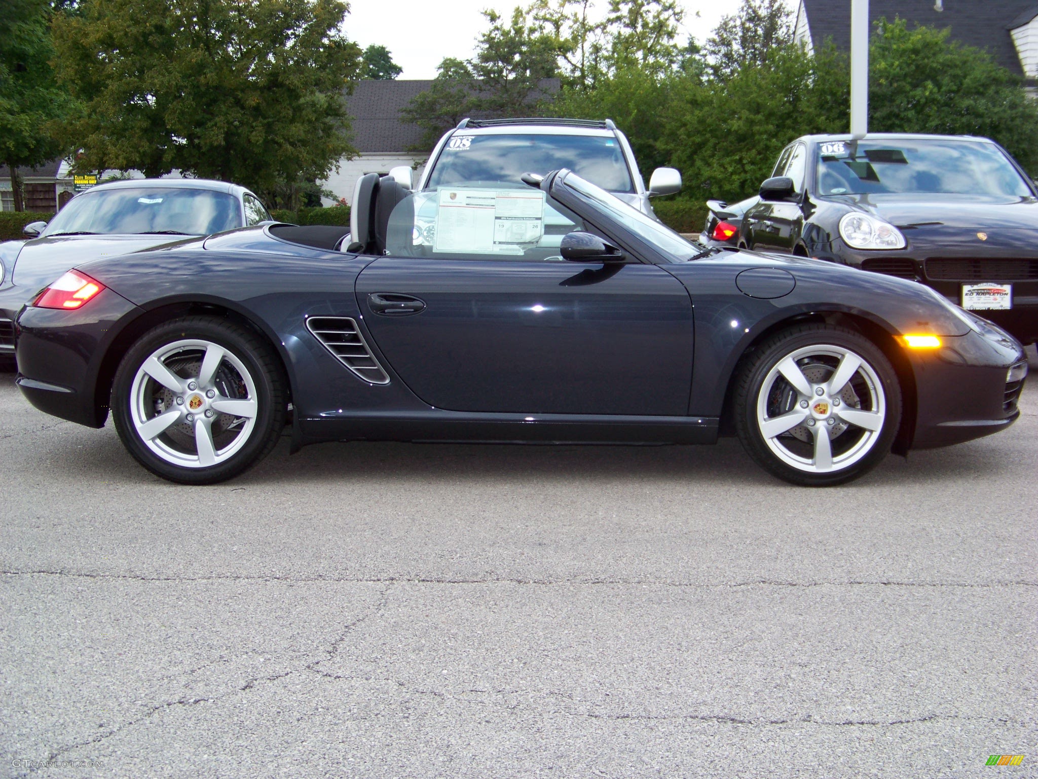 2008 Boxster  - Atlas Grey Metallic / Black photo #5