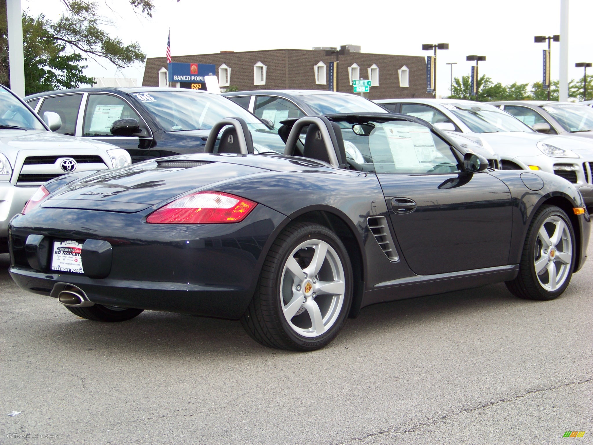 2008 Boxster  - Atlas Grey Metallic / Black photo #6