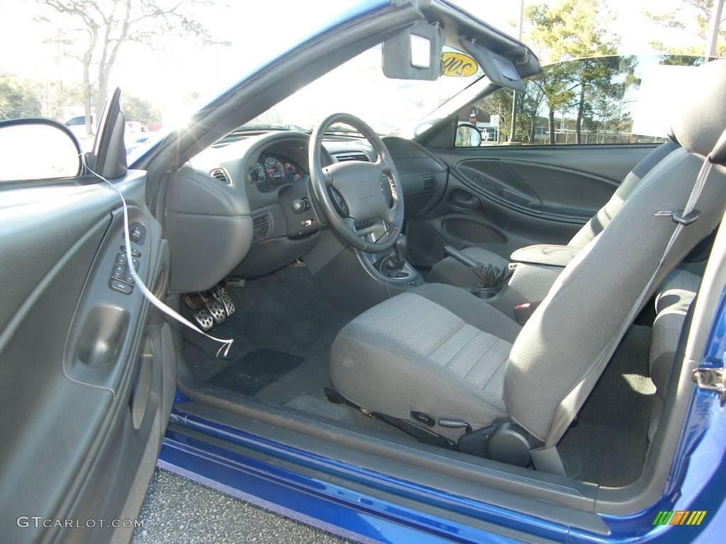 2004 Mustang GT Convertible - Sonic Blue Metallic / Dark Charcoal photo #19
