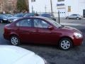 2009 Wine Red Hyundai Accent GLS 4 Door  photo #4