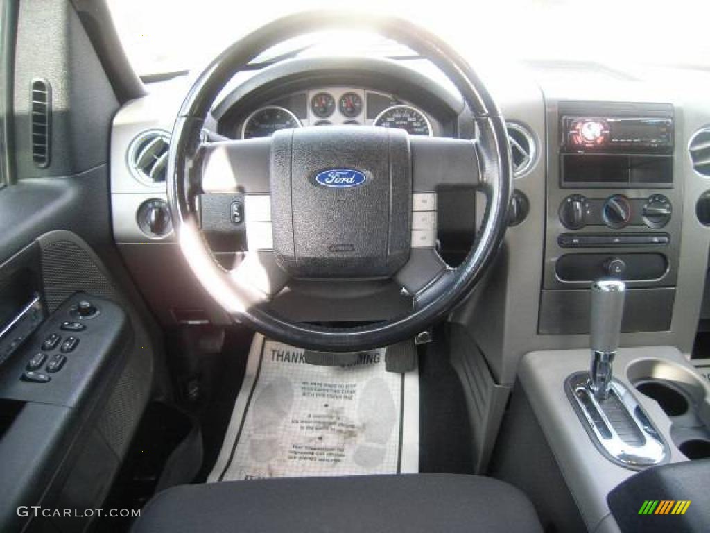 2004 F150 FX4 SuperCrew 4x4 - Black / Black/Medium Flint photo #19