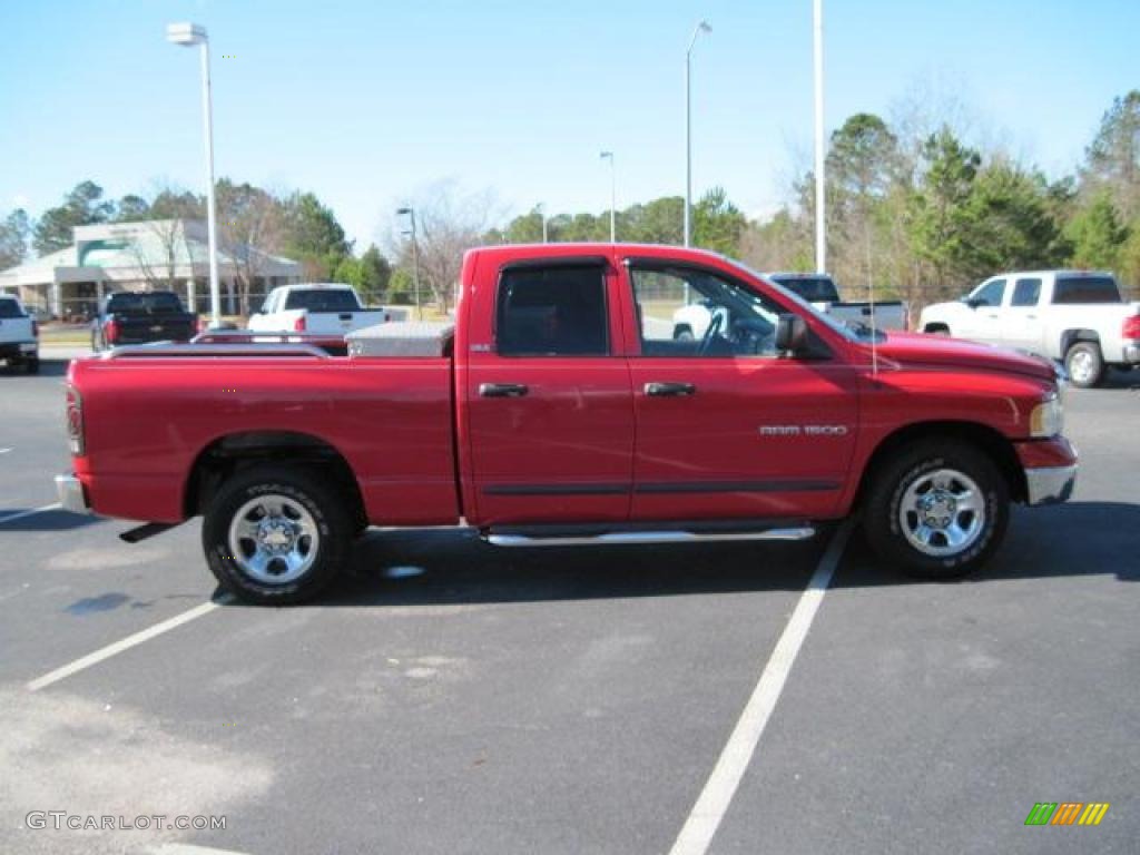 2002 Ram 1500 SLT Quad Cab - Flame Red / Dark Slate Gray photo #21