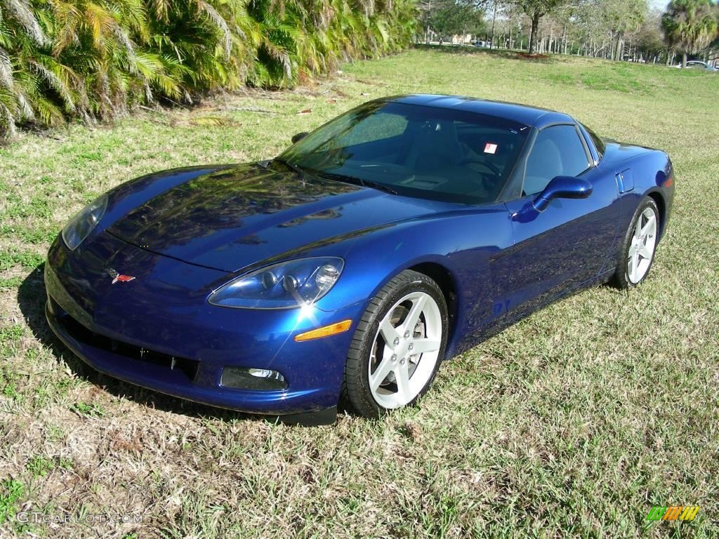 2005 Corvette Coupe - LeMans Blue Metallic / Steel Grey photo #1