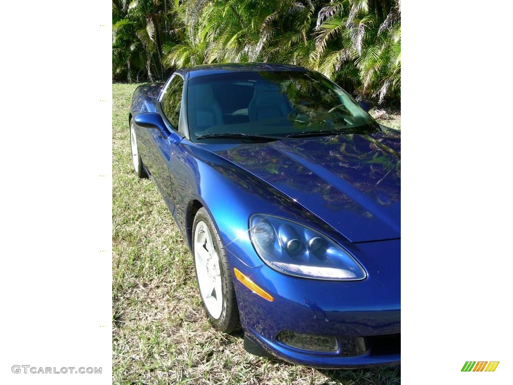 2005 Corvette Coupe - LeMans Blue Metallic / Steel Grey photo #7