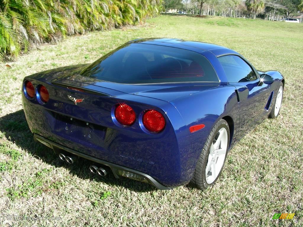 2005 Corvette Coupe - LeMans Blue Metallic / Steel Grey photo #9