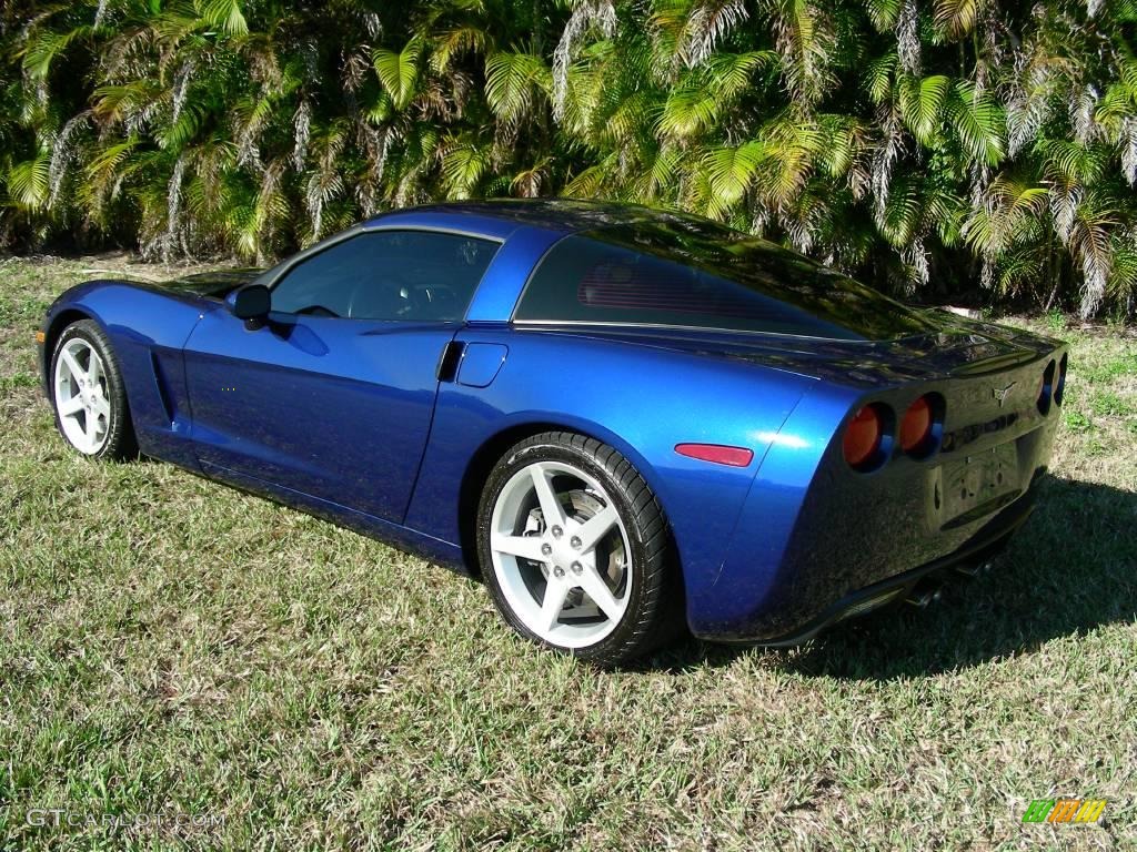 2005 Corvette Coupe - LeMans Blue Metallic / Steel Grey photo #10