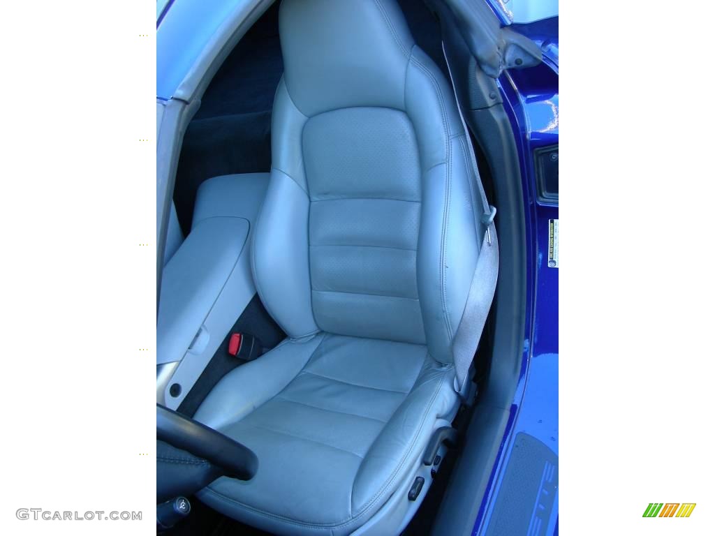 2005 Corvette Coupe - LeMans Blue Metallic / Steel Grey photo #17