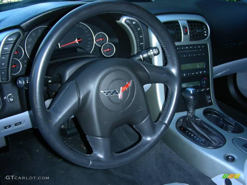2005 Corvette Coupe - LeMans Blue Metallic / Steel Grey photo #22