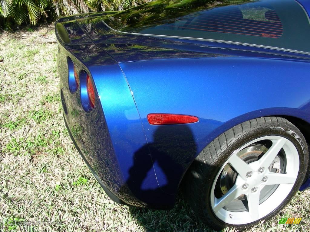 2005 Corvette Coupe - LeMans Blue Metallic / Steel Grey photo #34