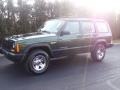 1997 Moss Green Pearlcoat Jeep Cherokee Sport  photo #1