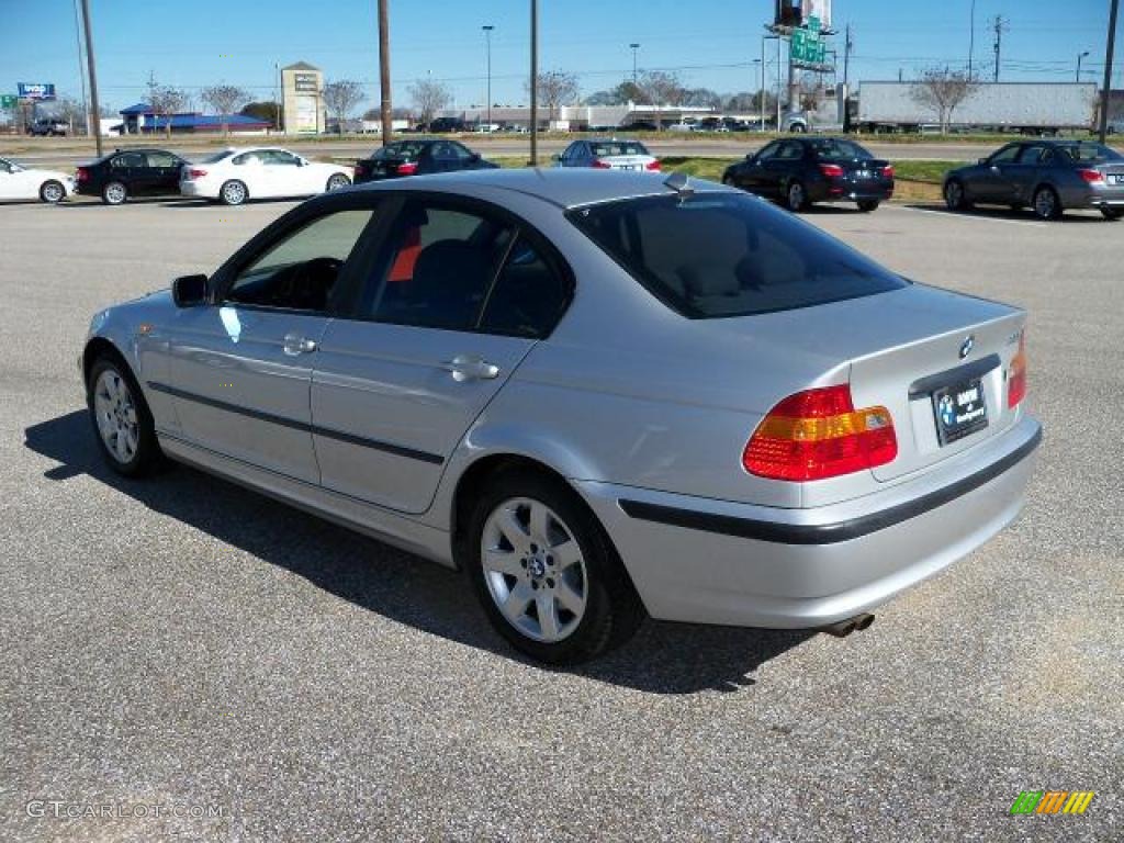 2004 3 Series 325i Sedan - Titanium Silver Metallic / Grey photo #3