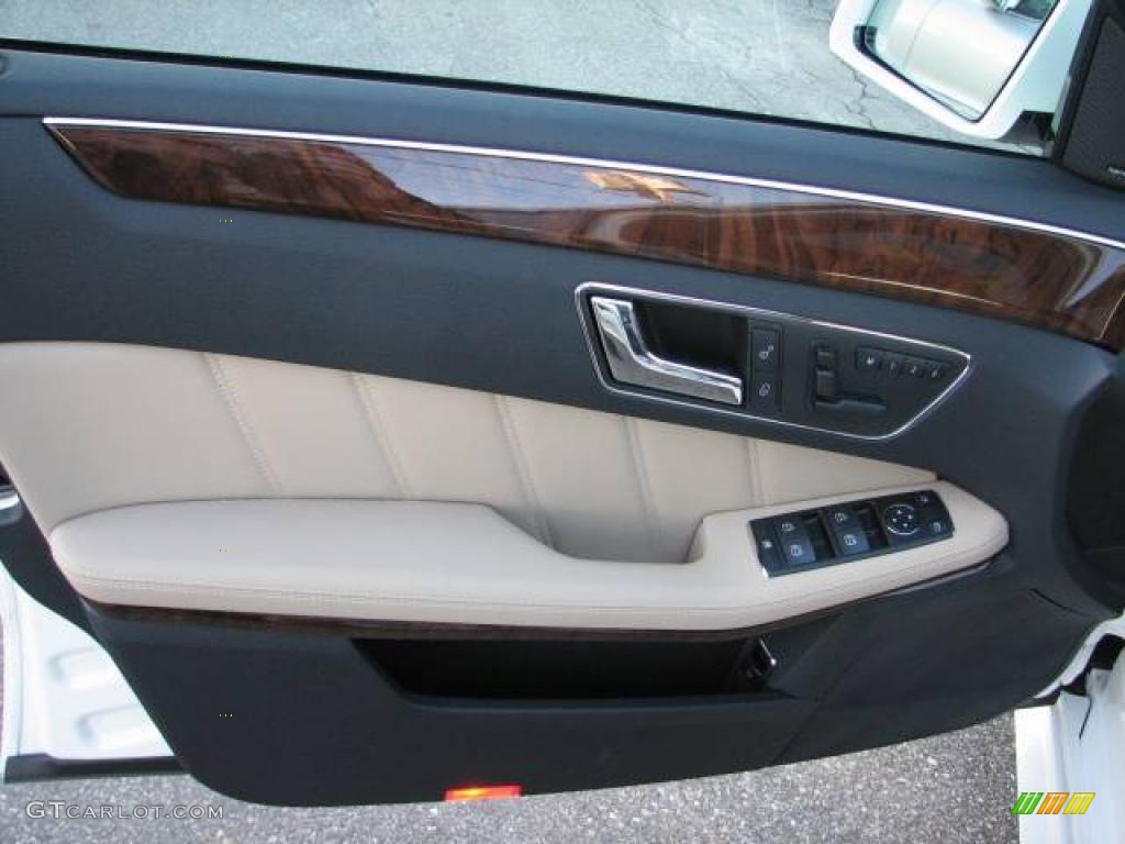 2010 E 350 4Matic Sedan - Arctic White / Almond Beige photo #8
