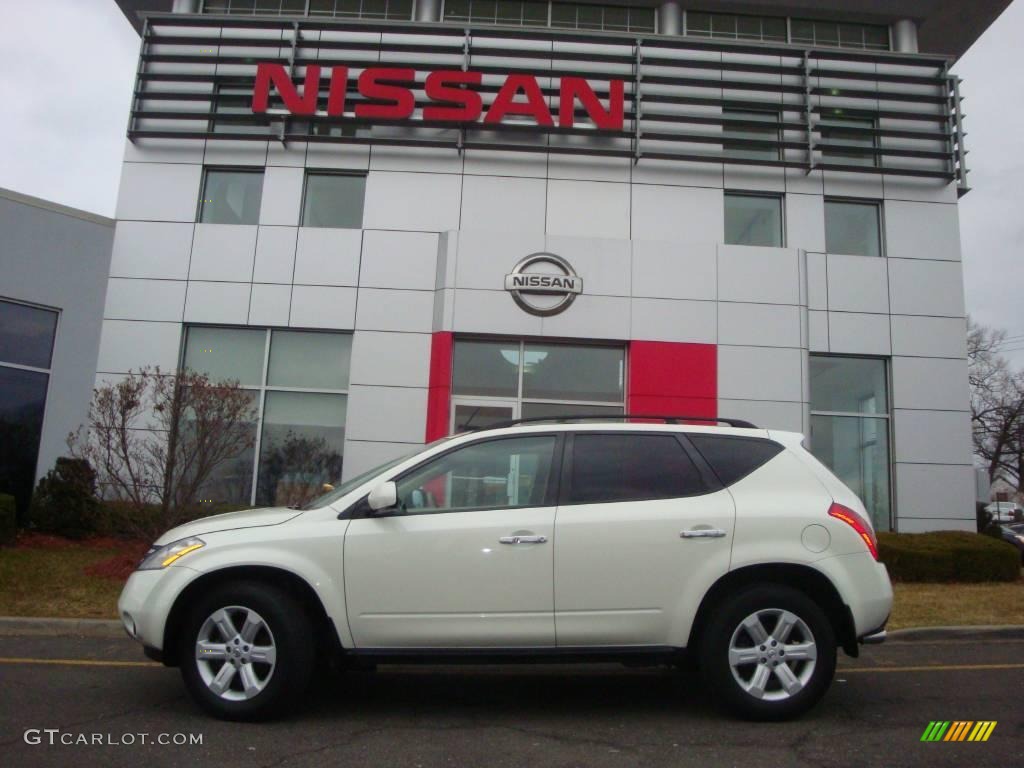 2006 Murano SE AWD - Glacier Pearl / Cafe Latte photo #5