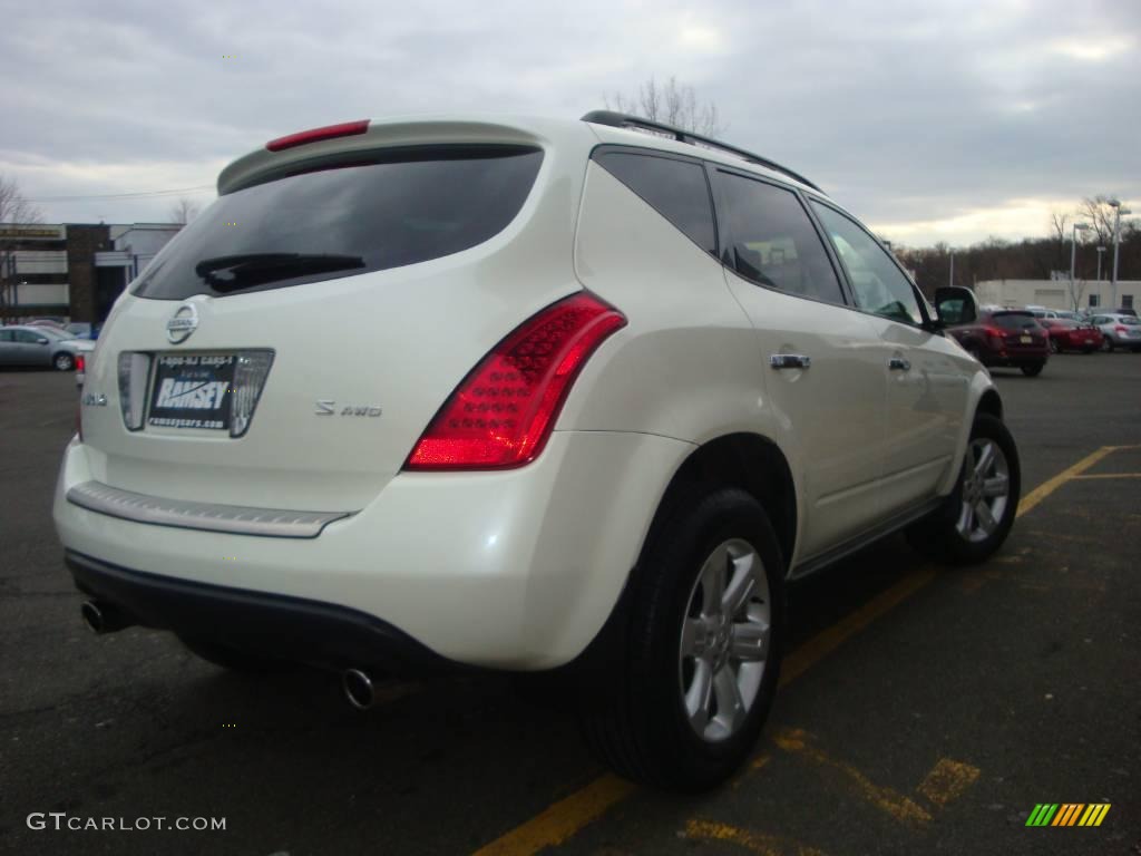 2006 Murano SE AWD - Glacier Pearl / Cafe Latte photo #9