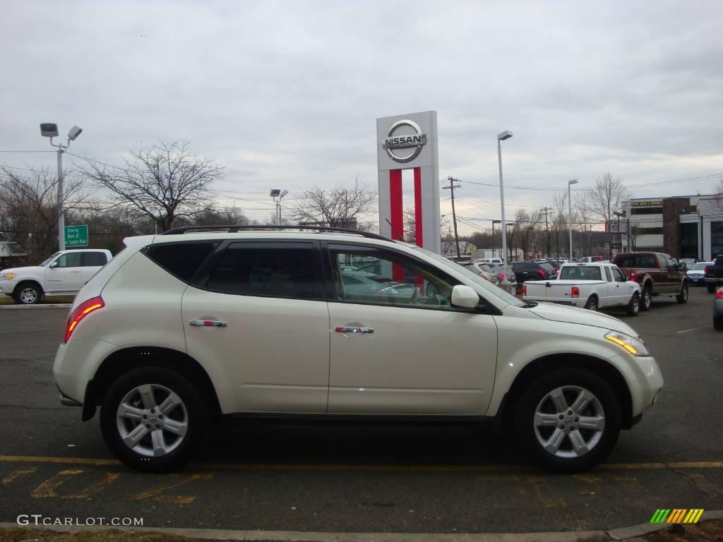 2006 Murano SE AWD - Glacier Pearl / Cafe Latte photo #11