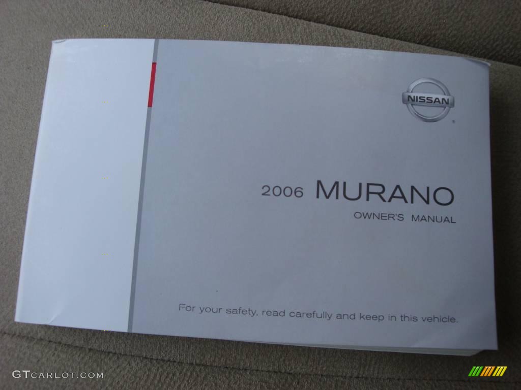 2006 Murano SE AWD - Glacier Pearl / Cafe Latte photo #41