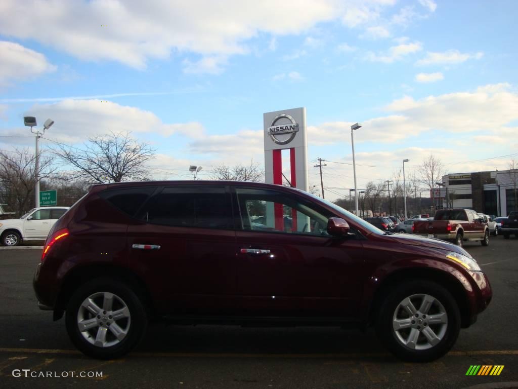 2006 Murano S AWD - Merlot Pearl / Charcoal photo #12