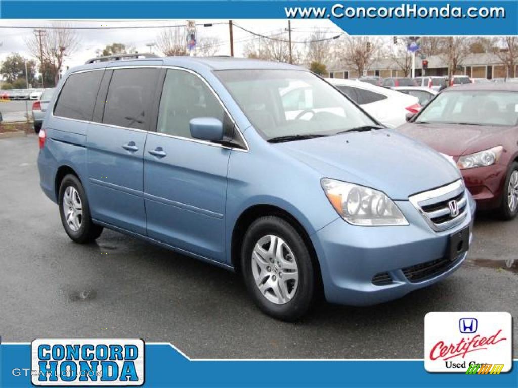 2007 Odyssey EX-L - Ocean Mist Metallic / Gray photo #1