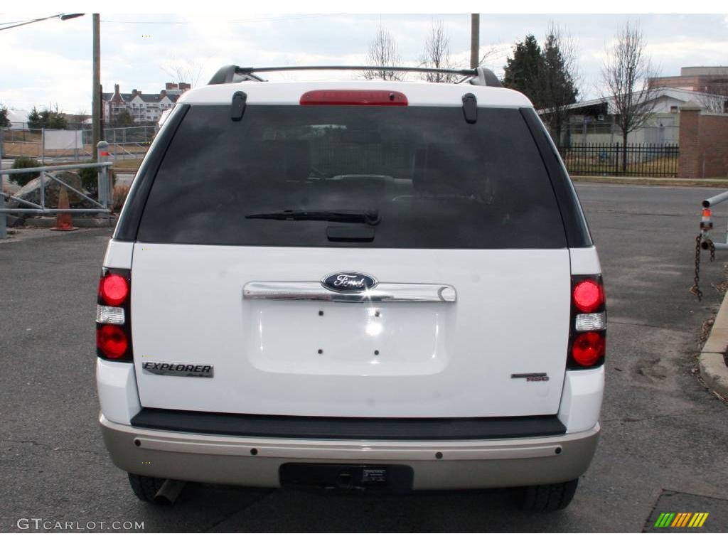 2006 Explorer Eddie Bauer 4x4 - Oxford White / Camel photo #6