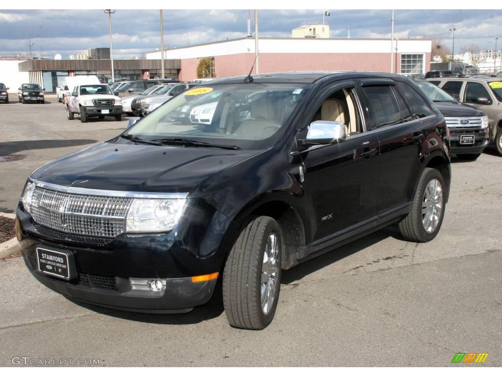 2008 MKX AWD - Dark Ink Blue Metallic / Medium Light Stone photo #1