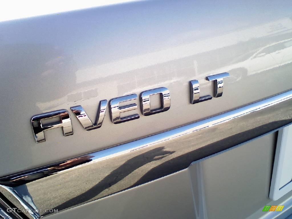 2008 Aveo LT Sedan - Cosmic Silver Metallic / Charcoal photo #13