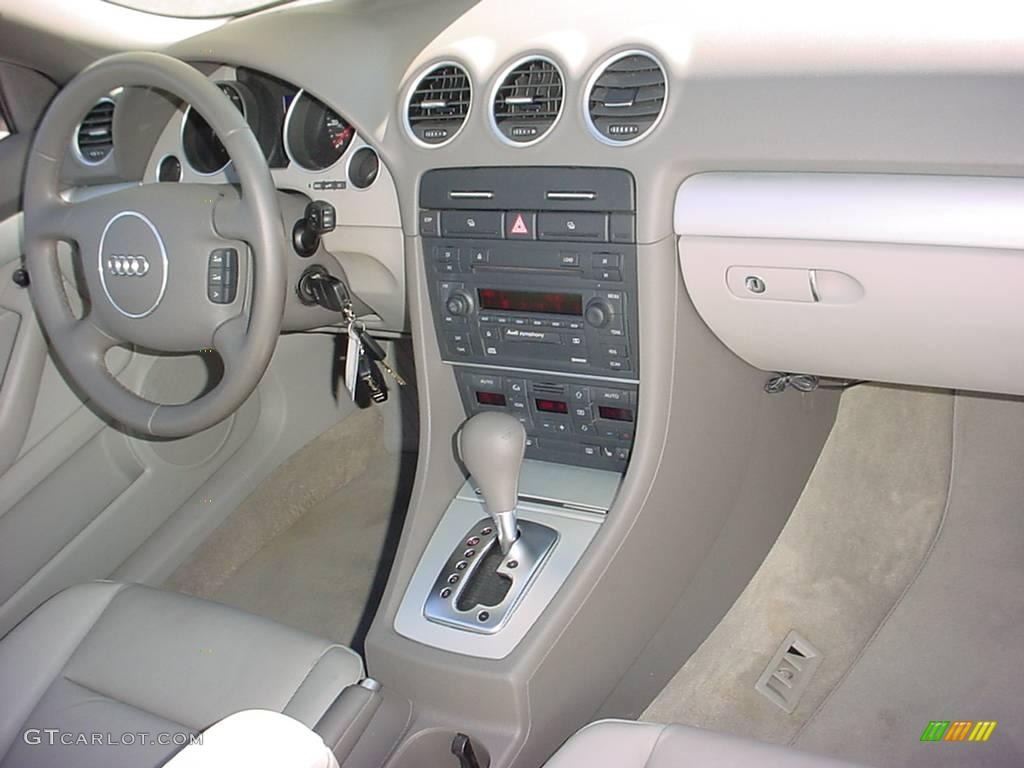 2006 A4 1.8T Cabriolet - Light Silver Metallic / Platinum photo #13