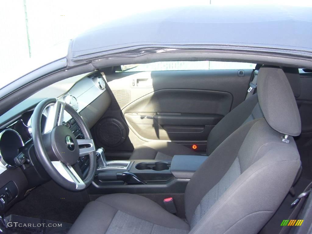 2007 Mustang V6 Premium Convertible - Windveil Blue Metallic / Black/Dove Accent photo #7