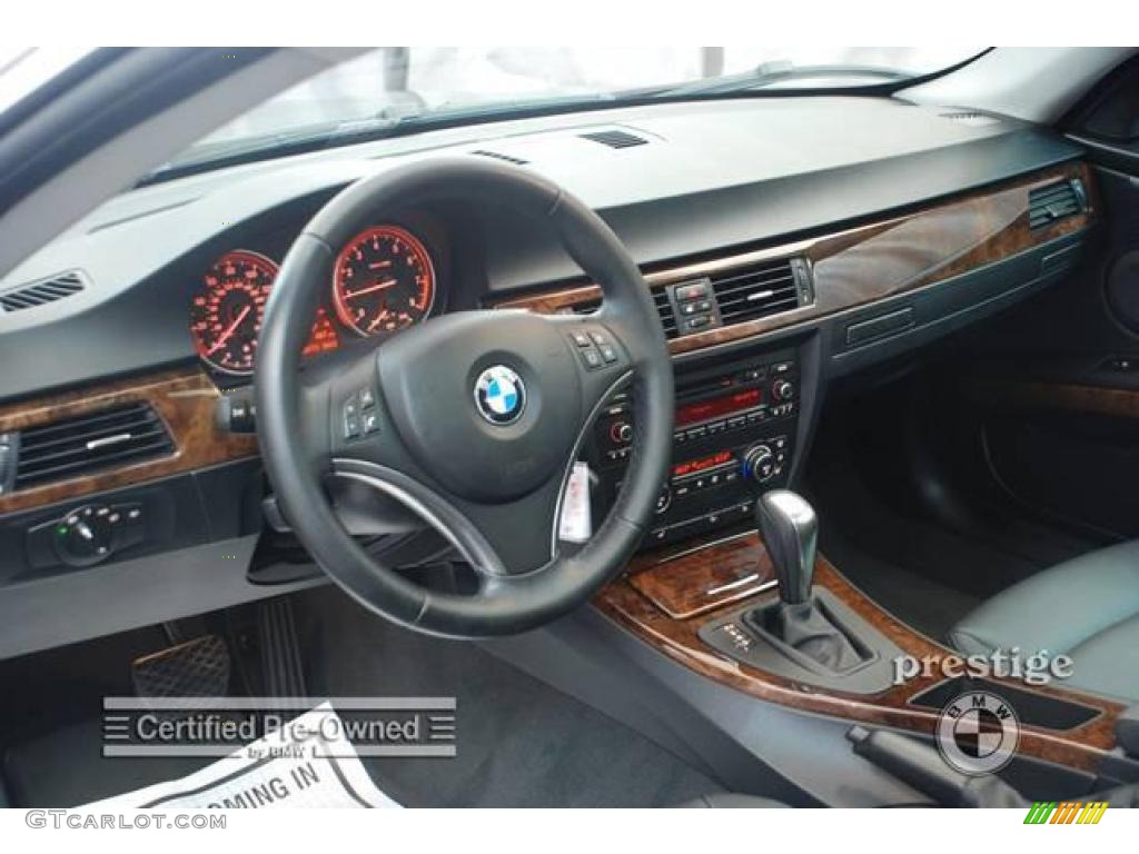 2008 3 Series 328xi Coupe - Jet Black / Black photo #15